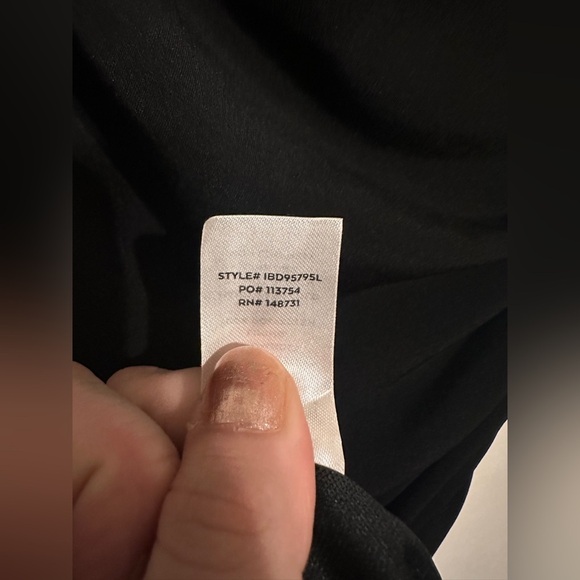 Lulu’s Total Appeal Ruched One-Shoulder Black Bodycon Midi Dress size Large - Picture 7 of 7